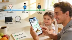 Kleine Beträge machen Dank Zinseszinseffekt den Unterschied